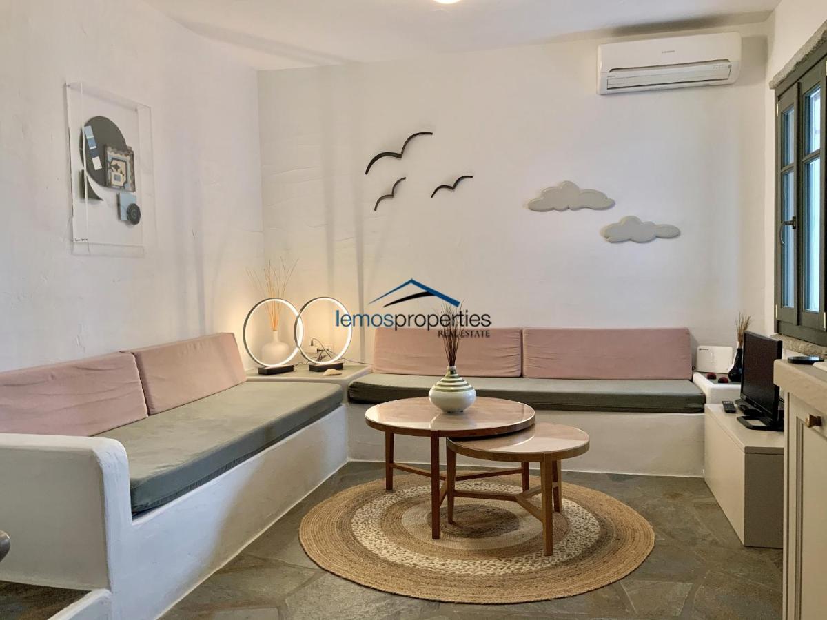 Aqua Blue, Only 100 Meters From The Beach Of Gialiskari Ioulis المظهر الخارجي الصورة