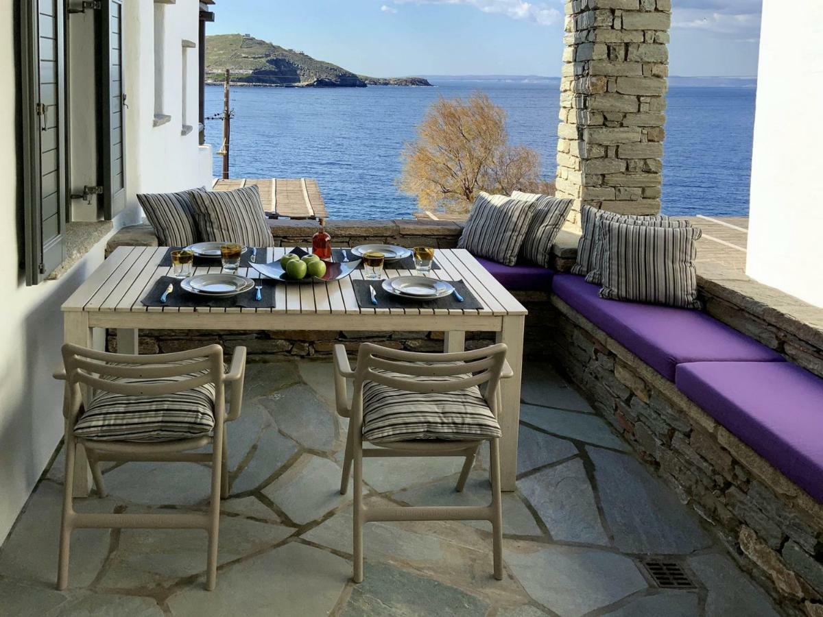 Aqua Blue, Only 100 Meters From The Beach Of Gialiskari Ioulis المظهر الخارجي الصورة