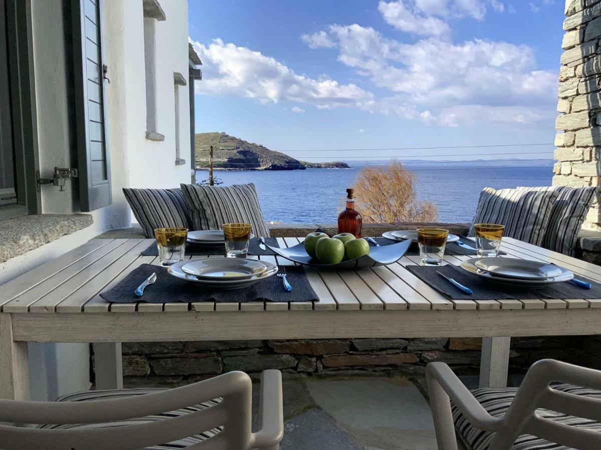 Aqua Blue, Only 100 Meters From The Beach Of Gialiskari Ioulis المظهر الخارجي الصورة